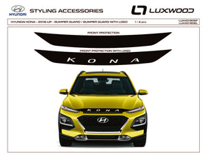 Hyundai Kona (SUV) | 2018-2021 | Hood Deflector | #LUXKO18DEF