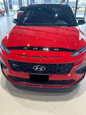 Hyundai Kona (SUV) | 2022-2023 | Hood Deflector w/logo | #LUXKO22DEL