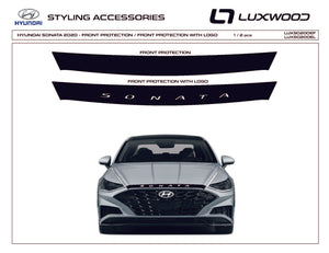 Hyundai Sonata (Sedan) | 2020-2023 | Hood Deflector w/logo | #LUXSO20DEL