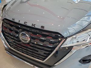 Nissan Kicks (SUV) | 2021-2024 | Hood Deflector w/logo | #LUXKI21DEK