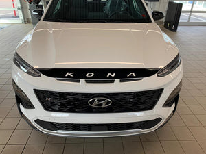 Hyundai Kona N (SUV) | 2022-2022 | Hood Deflector w/logo | #LUXKN22DEL