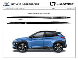 Hyundai Kona (SUV) | 2018-2023 | Rocker | #LUXKO18RK2