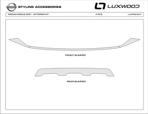Nissan Rogue (VUS) | 2021-2023 | Garniture extérieure | #LUXRO21EXT