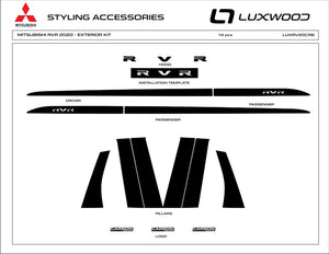 Mitsubishi RVR (SUV) | 2020-2026 | Exterior Trim | #LUXRV20CRB