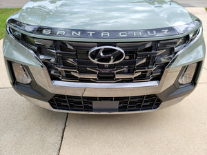 Hyundai Santa Cruz (Pickup) | 2022-2025 | Hood Deflector w/logo | #LUXSC22DEL