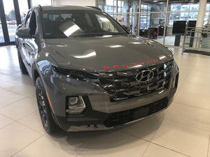 Hyundai Santa Cruz (Pickup) | 2022-2026 | Hood and Tailgate Logos | #LUXSC22LOK