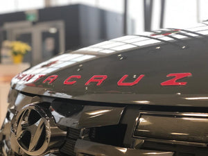 Hyundai Santa Cruz (Pickup) | 2022-2026 | Hood and Tailgate Logos | #LUXSC22LOK