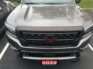 Nissan Frontier (King Cab) | 2022-2024 | Hood and Tailgate Logos | #LUXFR22LOK