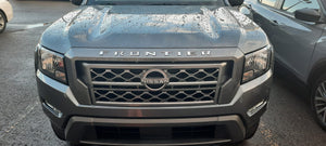 Nissan Frontier (Crew Cab) | 2022-2024 | Hood and Tailgate Logos | #LUXFR22LOK