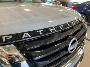 Nissan Pathfinder (VUS) | 2022-2023 | Déflecteur de capot avec logo | #NIPA22DEL
