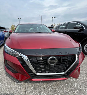 Nissan Sentra (berline) | 2020-2023 | Déflecteur de capot avec logo | #NISE20DEL