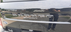Ford Bronco Sport (SUV) | 2022-2025 | Hood and Tailgate Logos | #FOBS21LOK