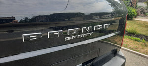 Ford Bronco Sport (SUV) | 2022-2025 | Hood and Tailgate Logos | #FOBS21LOK