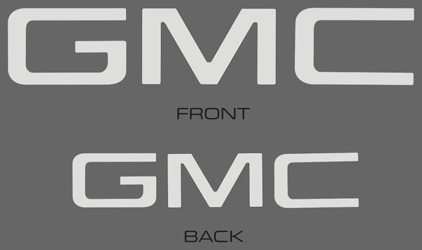 GMC Terrain (SUV) | 2018-2025 | Hood and Tailgate Logos | #GMTE18LOK