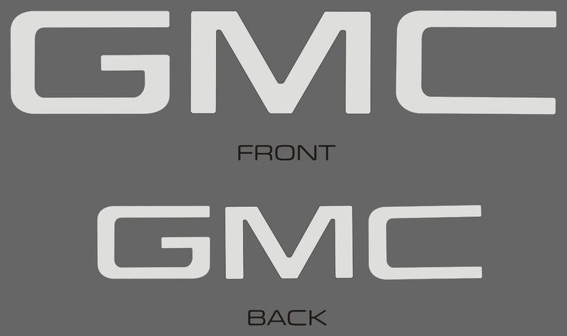 GMC Terrain (SUV) | 2018-2025 | Hood and Tailgate Logos | #GMTE18LOK