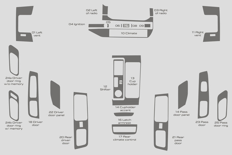 Nissan Pathfinder (SUV) | 2022-2024 | Genuine Carbon Fiber Kit | #NIPA22RCF