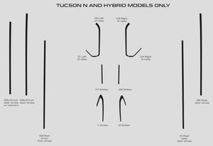 Hyundai Tucson (SUV) | 2022-2024 | Dash kit (Signature) | #LUXTU22RC1