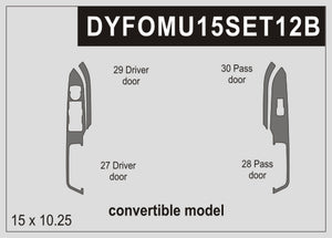 Ford Mustang (Convertible) | 2015-2023 | Special Selection | #DYFOMU15SET12B