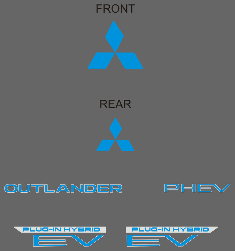 Mitsubishi Outlander PHEV (SUV) | 2023-2025 | Hood Logo | #MIOP23LIK