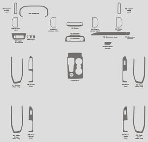Ford Bronco Sport (SUV) | 2021-2024 | Dash kit (Full) | #FOBS21INT