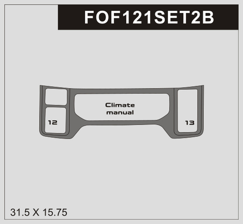 Ford F-150 (SuperCrew) | 2021-2025 | Special Selection | #FOF121SET2B