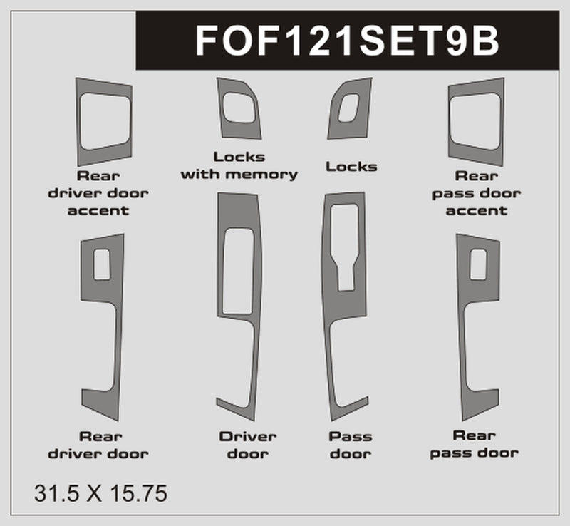 Ford F-150 (SuperCrew) | 2021-2025 | Special Selection | #FOF121SET9B