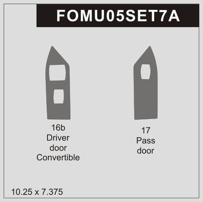 Ford Mustang (Coupe) | 2005-2009 | Special Selection | #FOMU05SET7