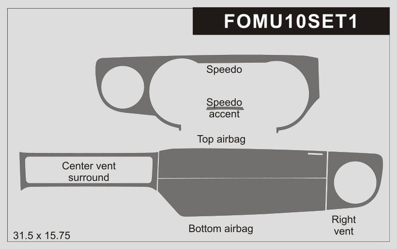 Ford Mustang (Convertible) | 2010-2014 | Special Selection | #FOMU10SET1