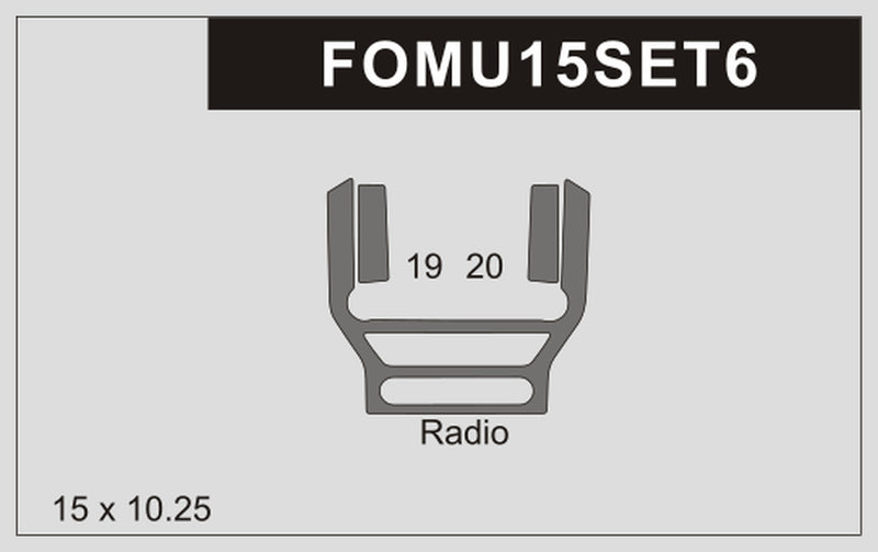 Ford Mustang (Convertible) | 2015-2023 | Special Selection | #FOMU15SET6