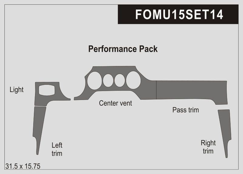 Ford Mustang (Convertible) | 2015-2023 | Special Selection | #FOMU15SET15