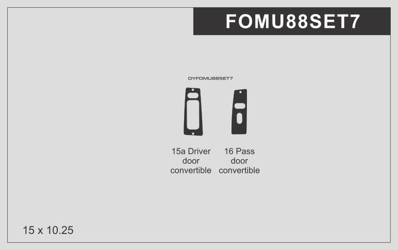 Ford Mustang (Convertible) | 1988-1993 | Special Selection | #FOMU88SET7