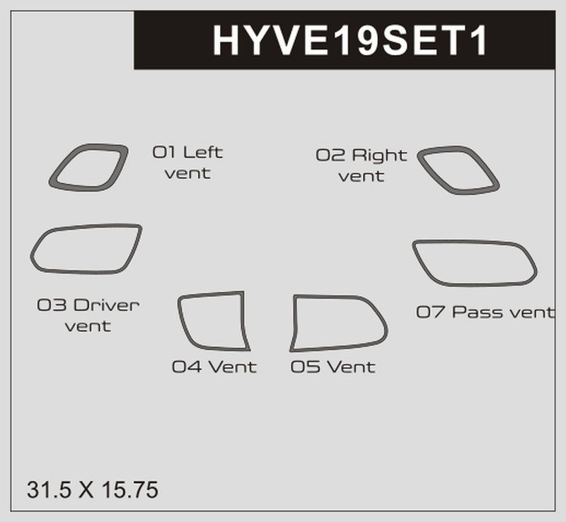 Hyundai Veloster (Hatchback) | 2019-2022 | Special Selection | #HYVE19SET1