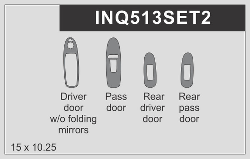 Infiniti Q50 (Sedan) | 2014-2024 | Special Selection | #INQ513SET2