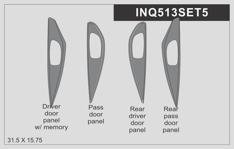 Infiniti Q50 (Sedan) | 2014-2024 | Special Selection | #INQ513SET5