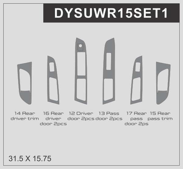 Subaru WRX (Sedan) | 2015-2016 | Special Selection | #SUWR15SET1