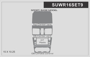 Subaru WRX (Sedan) | 2016-2017 | Special Selection | #SUWR16SET9