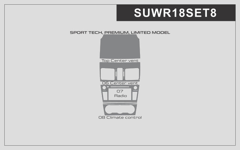 Subaru WRX STI (Sedan) | 2018-2021 | Special Selection | #SUWR18SET8