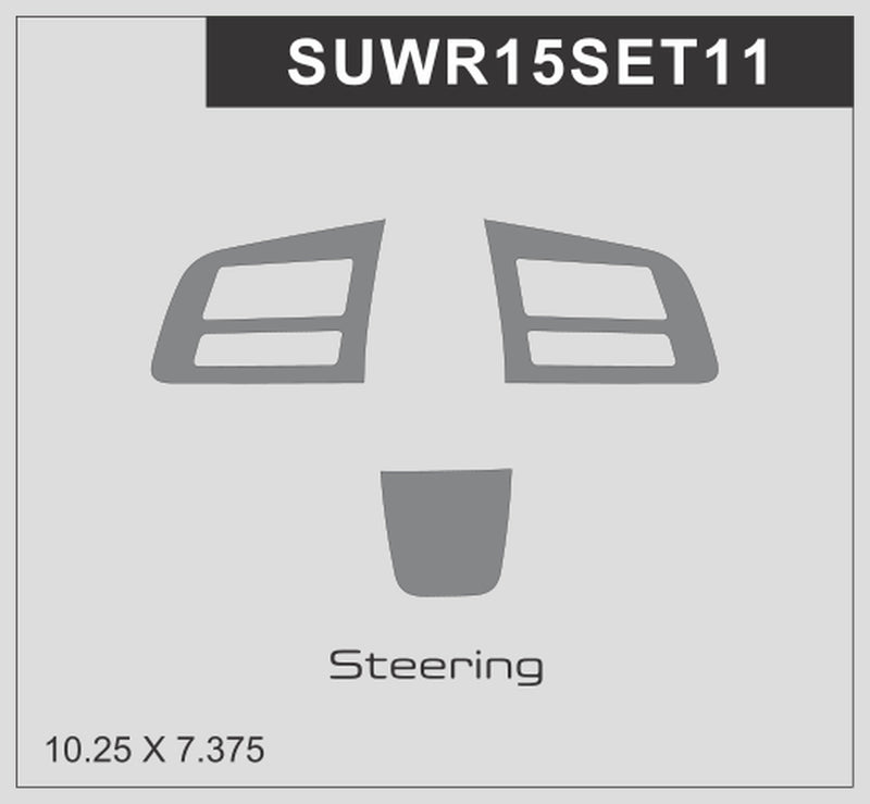 Subaru WRX (Sedan) | 2015-2015 | Special Selection | #SUWR15SET11