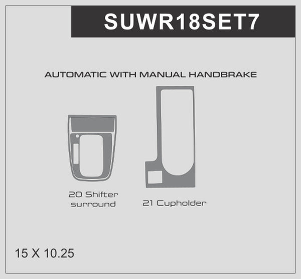 Subaru WRX (Sedan) | 2018-2021 | Special Selection | #SUWR18SET7