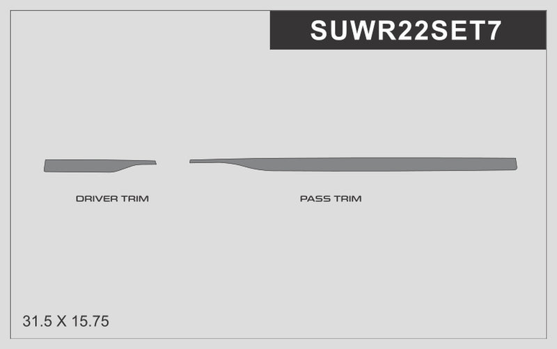 Subaru WRX (Sedan) | 2022-2024 | Special Selection | #SUWR22SET7