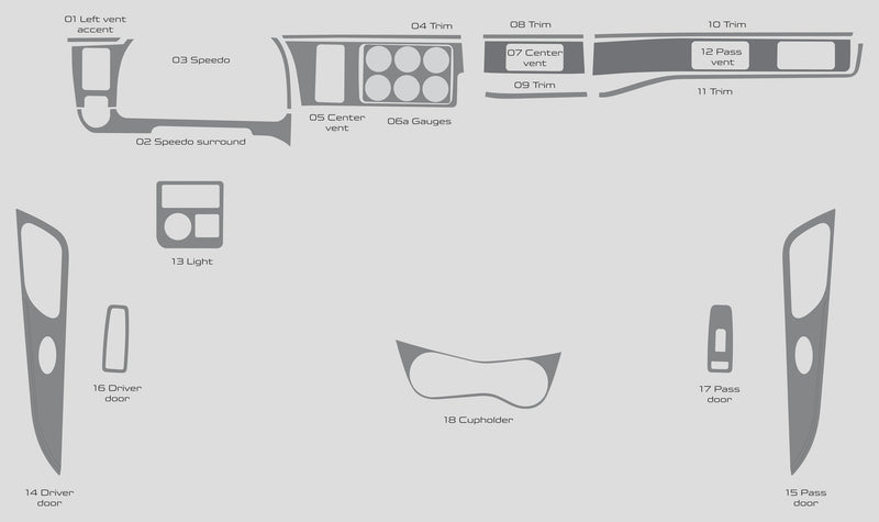 Peterbilt 567 (Truck) | 2022-2024 | Dash kit (Full) | #PE5622INT