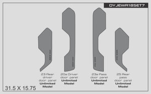 Jeep Wrangler Unlimited (SUV) | 2018-2026 | Special Selection | #DYJEWR18SET7