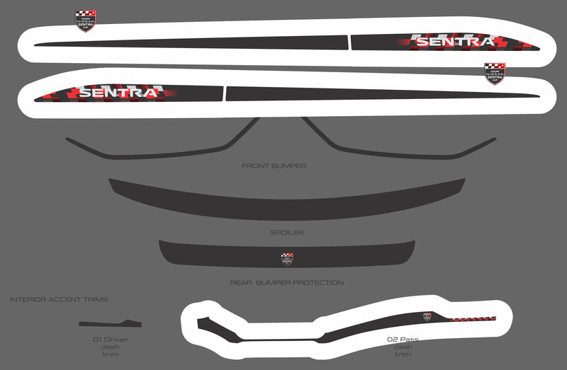 Nissan Sentra (Sedan) | 2020-2025 | Groove Kit | #NISE23NC2