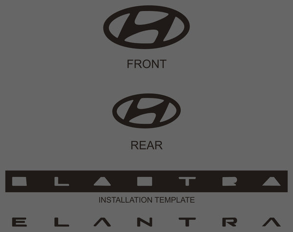 Hyundai Elantra N (Sedan) | 2024-2024 | Hood Logo | #HYEL24BDG