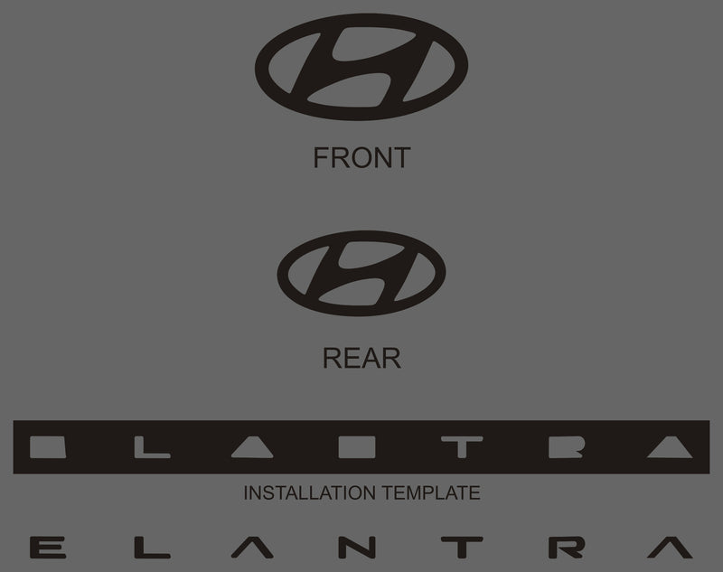 Hyundai Elantra N (Sedan) | 2024-2024 | Hood Logo | #HYEL24BDG