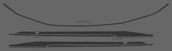 Ford Mustang (Convertible) | 2024-2025 | Hood Logo | #FOMU24LOG