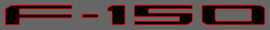 Ford F-150 Lightning (Crew Cab) | 2022-2025 | 2Tones Tailgate Logo | #FOFL23LOI