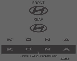 Hyundai Kona N (SUV) | 2024-2026 | Badging | #HYKO24BDG