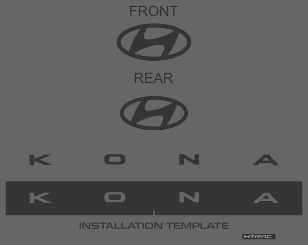 Hyundai Kona N (SUV) | 2024-2024 | Hood Logo | #HYKO24BDG