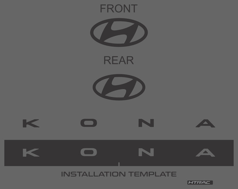 Hyundai Kona N (SUV) | 2024-2024 | Hood Logo | #HYKO24BDG